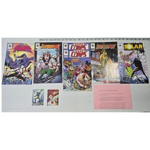 Vintage 90s Valiant Comics Lot Bloodshot HARD Corps Sealed Cards Ephemera Unread